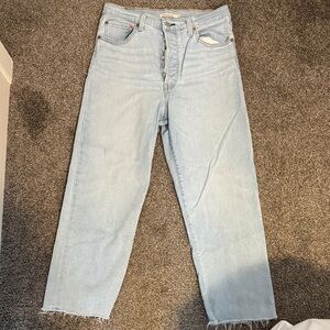 Levi's Ribcage high rise Straight Leg Jeans